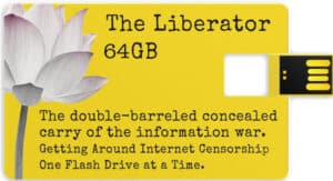64GB Liberator Flash Drive Front Prong 300x163