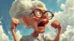 iamgroot0001 A realistic cartoon of an old thin woman wearing g c92d8f87 4f58 40cc 831d 264f97382fcc 150x84