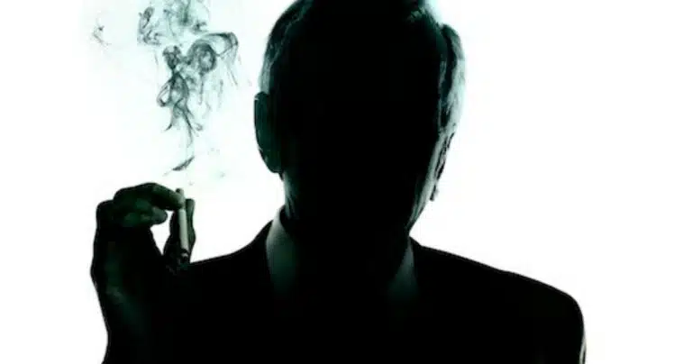 Smoking Man X files backlit 768x404